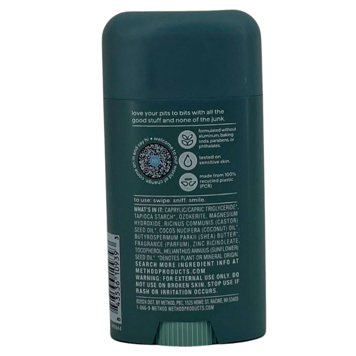 Method Men's Aluminum-Free Deodorant Sea + Surf 2.65 oz Pack of 2