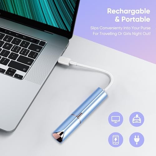 Painless Facial Hair Remover for Women - Portable Electric Shaver & Epilator