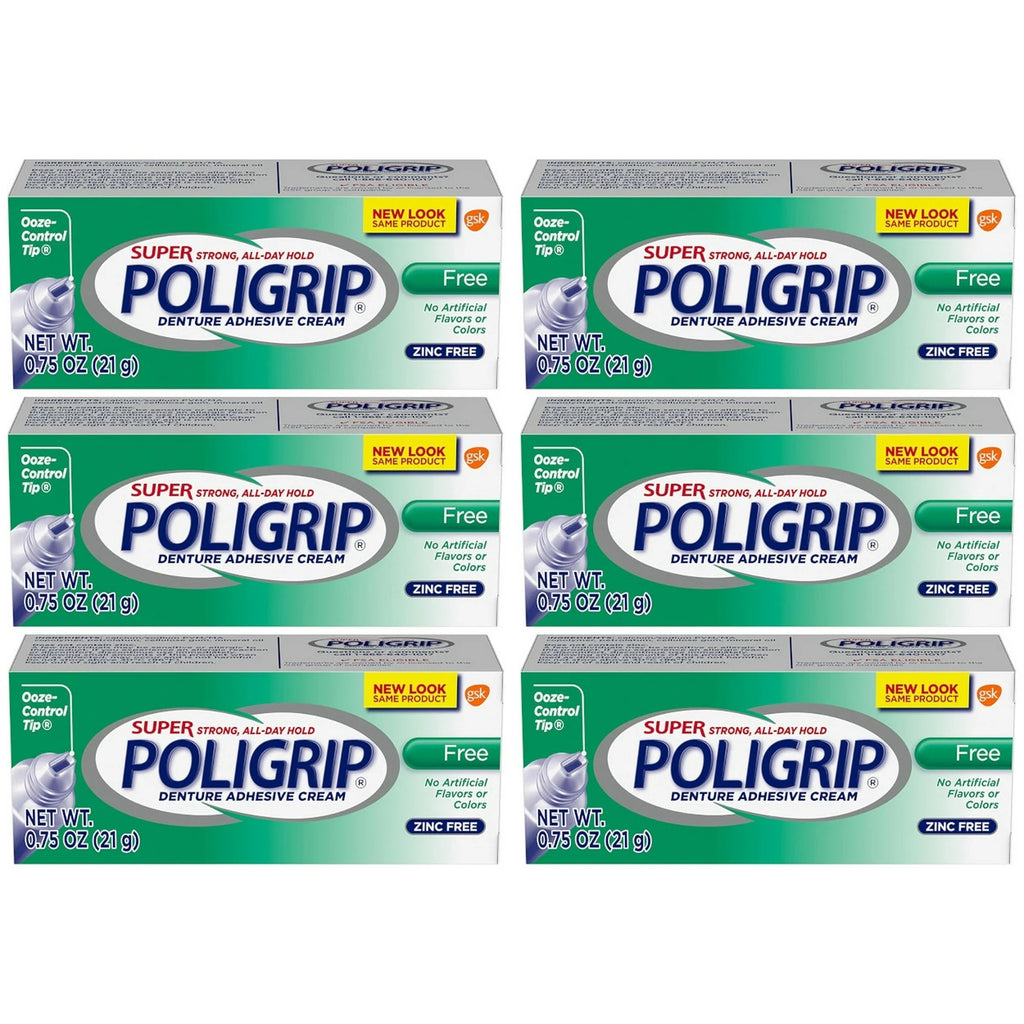 Zinc-Free Denture Adhesive Cream 48 Pack - 0.75 Oz