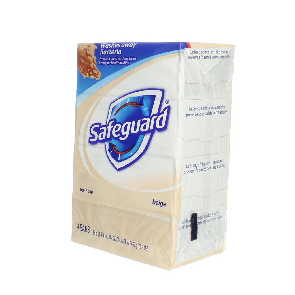 Antibacterial Deodorant Bar Soap - 4 oz, 4 Pack, Family-Size