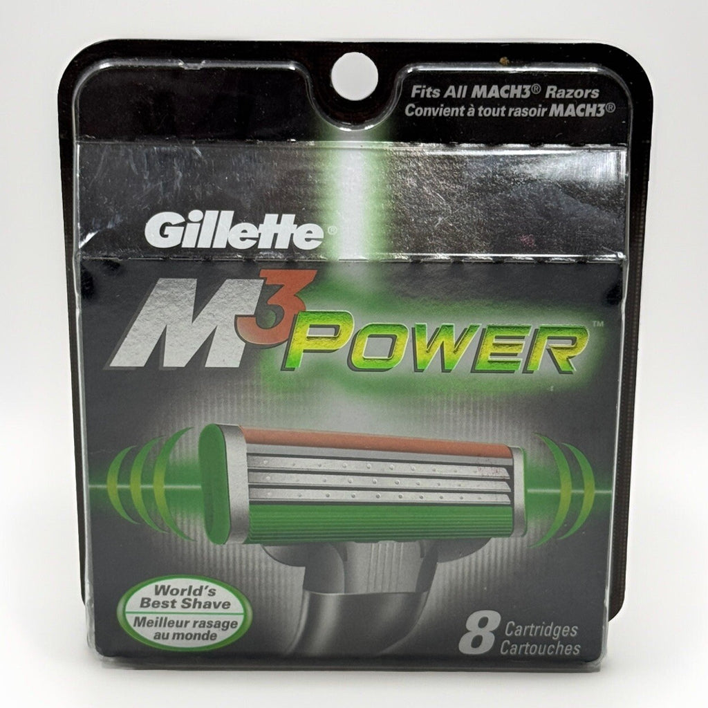 Gillette M3 Power 8 Cartridges - Scuffed Packaging, Men’s Razor Refills