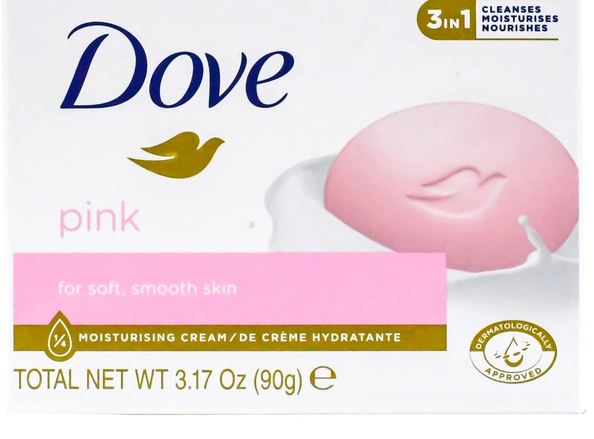 Dove Beauty Bar Soap Variety Pack 14 Count - Gentle, Exfoliating, Shea & Coconut