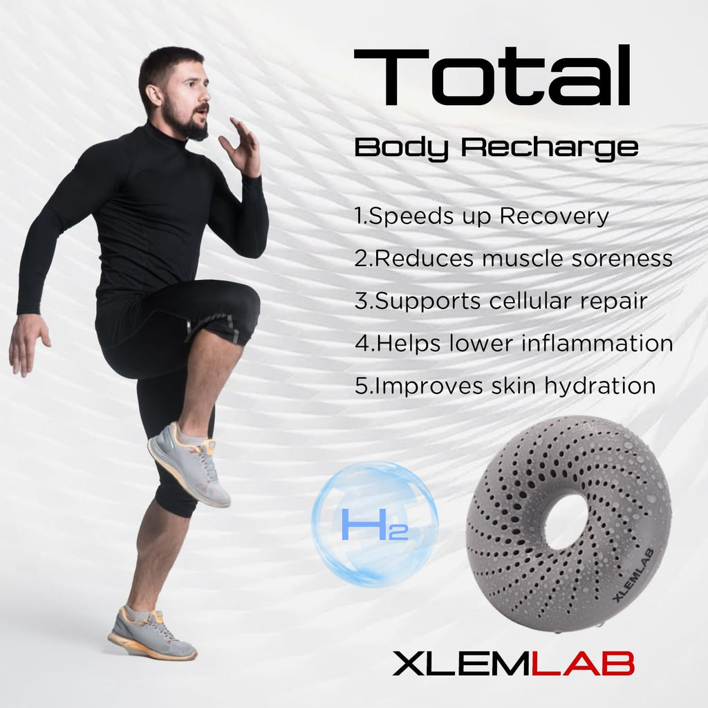 Hydrogen Bath Bombs for Muscle Recovery - Reusable Microbubble Soaks, 4 Pack