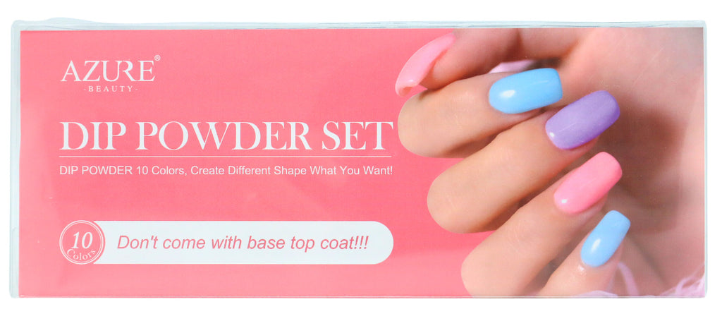 Dip Powder Nail Set 10 Colors Holiday Limited Collection Long Lasting Manicure