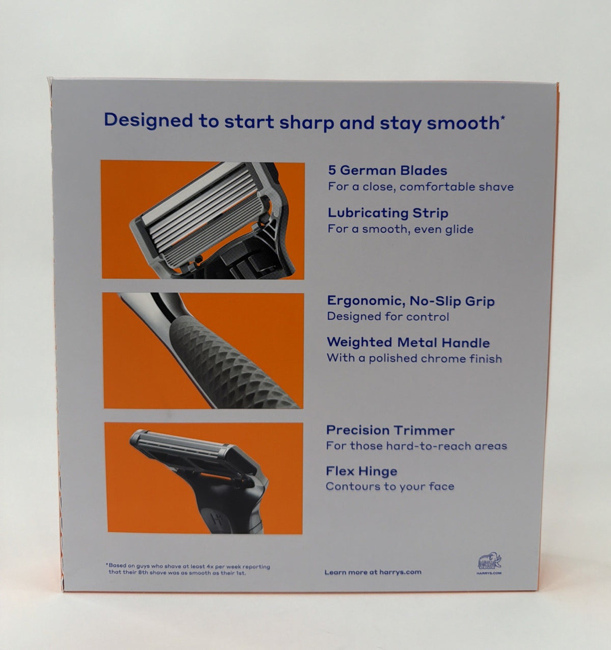 Razors & Razor Blades - Harry's Chrome Edition Razor Set with 16 Cartridges & Handle