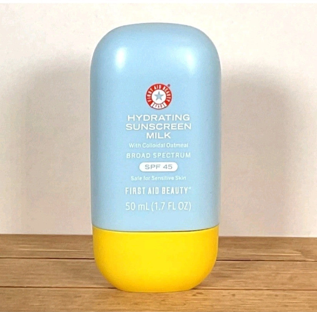Hydrating Sunscreen Milk SPF 45 - Broad Spectrum Facial Sunblock, 1.7 fl oz