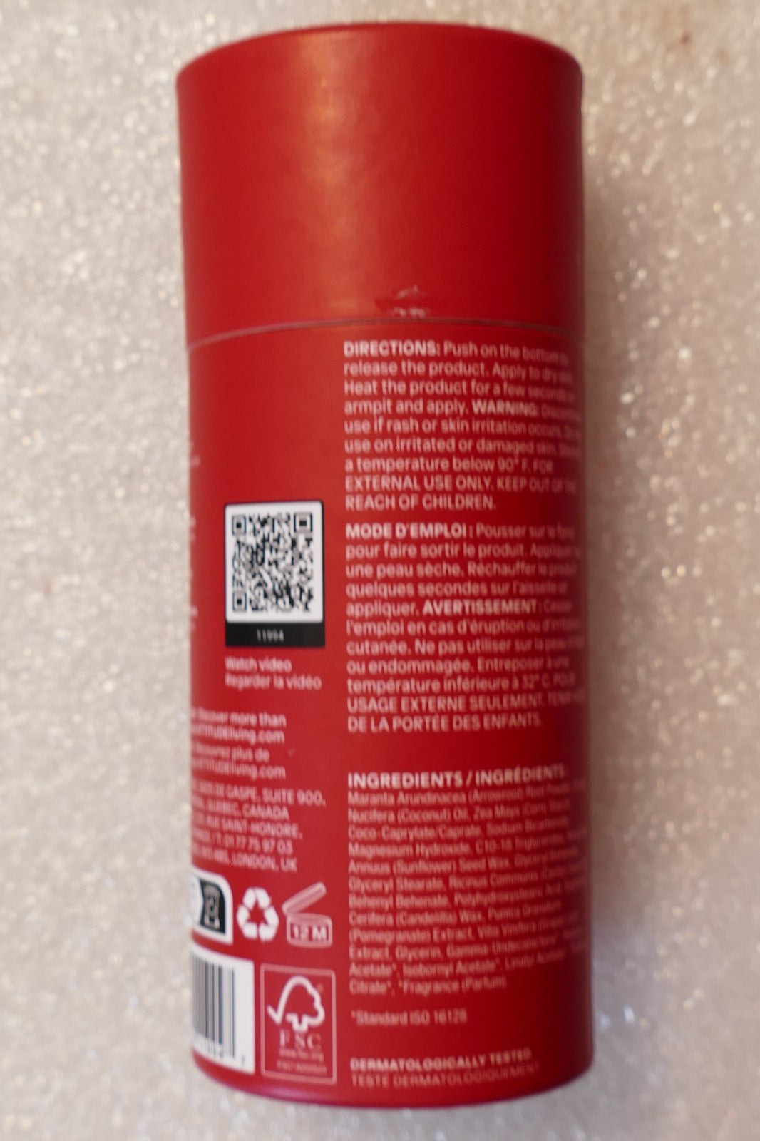 Plastic-Free Vegan Deodorant - Aluminum Free & EWG Verified