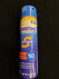 SPF 50 Sunscreen Spray Travel Size for Swimming and Sports 1.6 oz