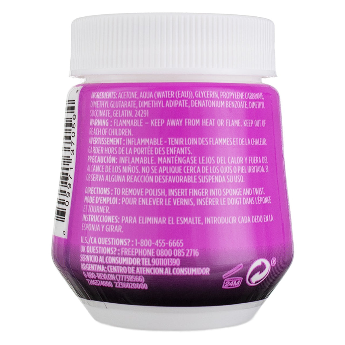 Cutex Twist & Scrub Nail Polish Remover Jar 2 fl oz - Nourishing & Scented