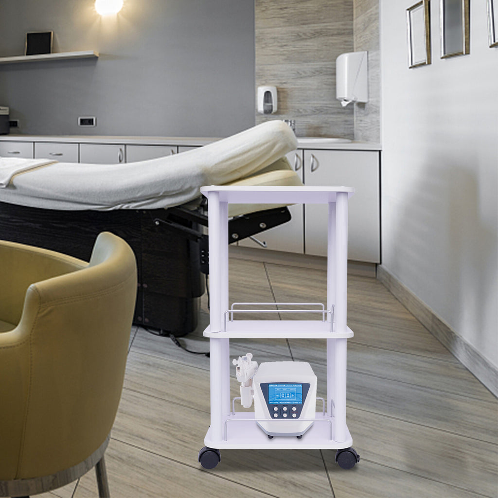 Salon & Spa Beauty Trolley Cart with 3 Shelves and 360° Wheels
