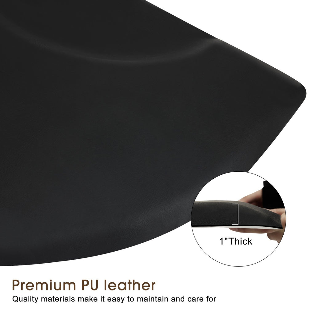 Anti-Fatigue Salon Floor Mat - Semi-Circle Comfort Mat for Barber & Hairdressing Stations