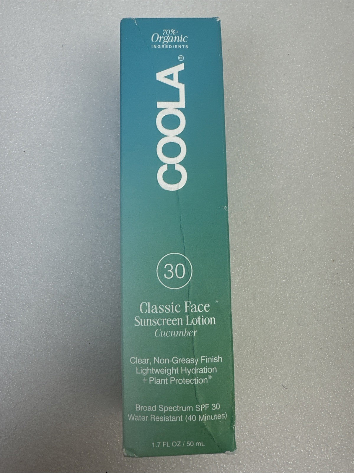 Organic Face Sunscreen SPF 30 Sunblock Lotion 1.7 fl oz - Hydrating & Broad Spectrum Protection