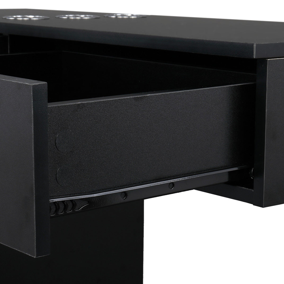 Salon Wall Mounted Hair Styling Station with Lockable Drawers - Salon Furniture