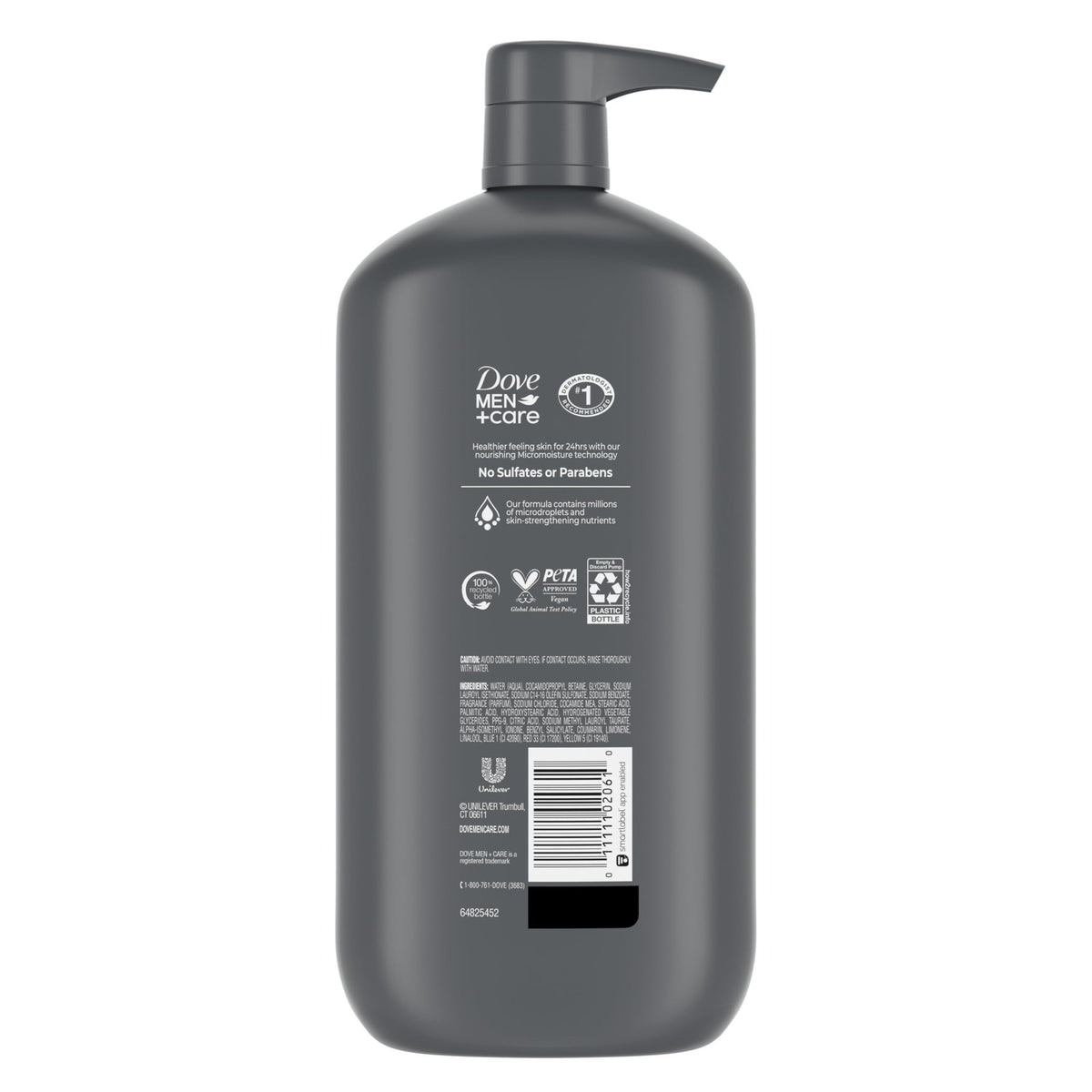 Men's Body and Face Wash - Hydrating 30 oz Clean Comfort