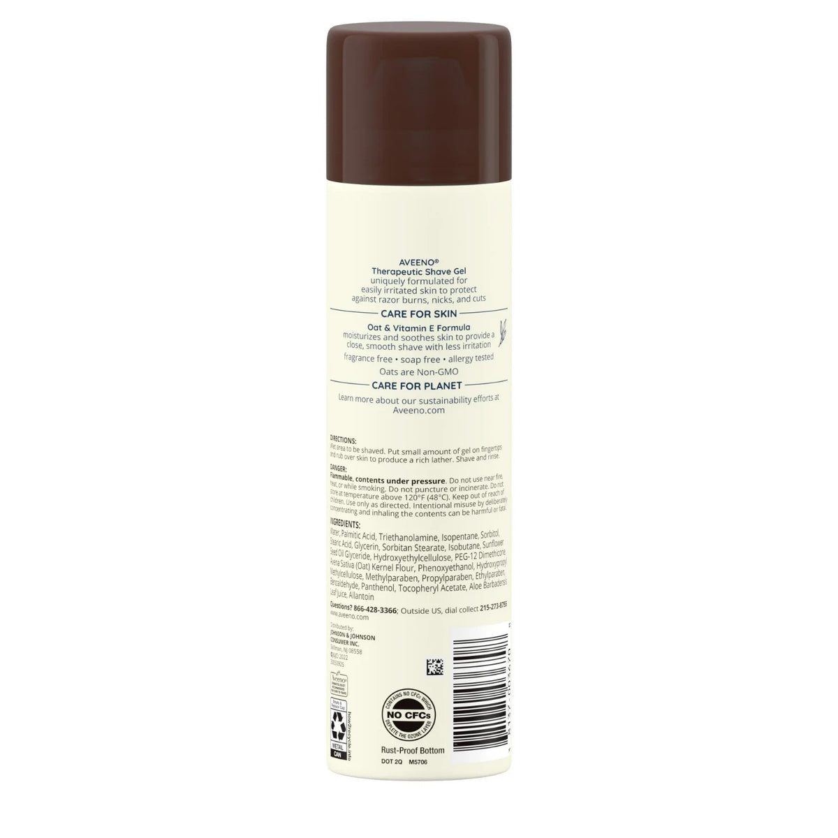 Aveeno Therapeutic Shave Gel for Dry Skin with Oat & Vitamin E - Sensitive Skin