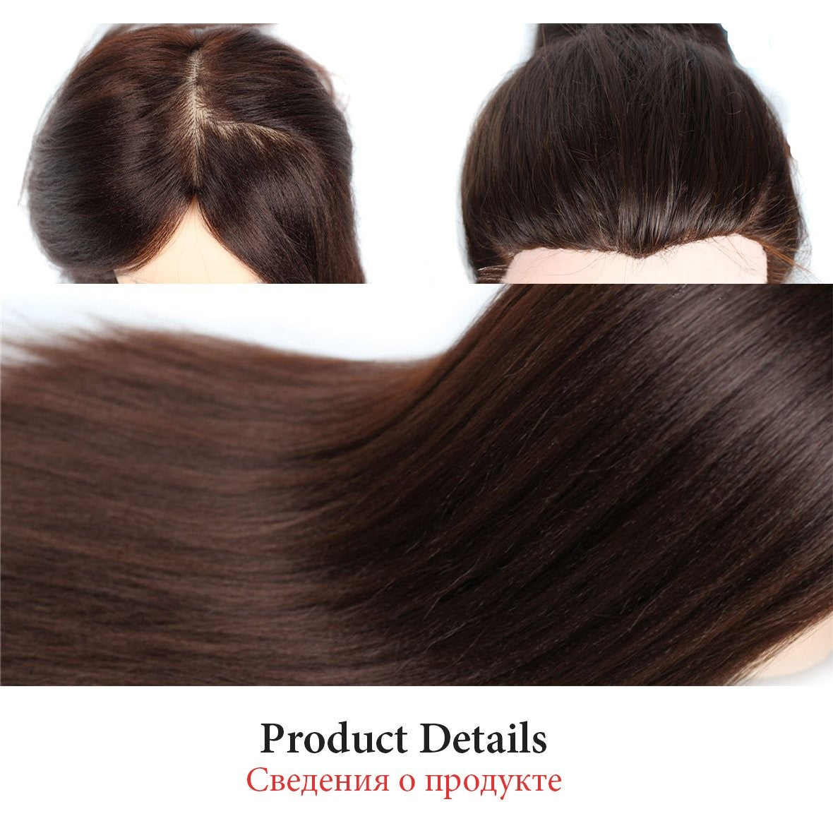 Mannequin Head with Human Hair for Hair Styling Training, Display & Practice
