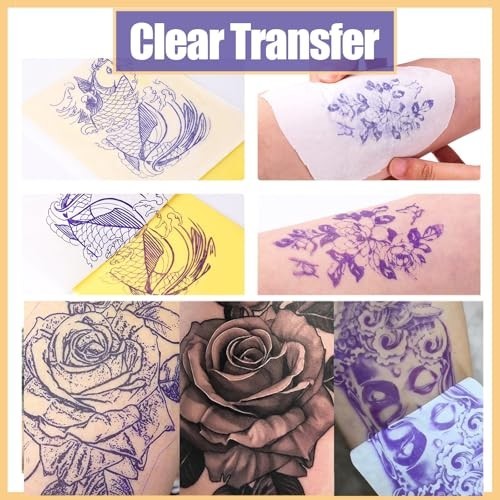Tattoo Stencil Transfer Paper - 50 A4 Sheets for Professional Artists