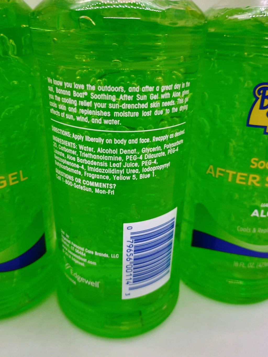 After Sun Aloe Gel - Cooling & Replenishing Sunburn Relief, 16oz (6 Pack)