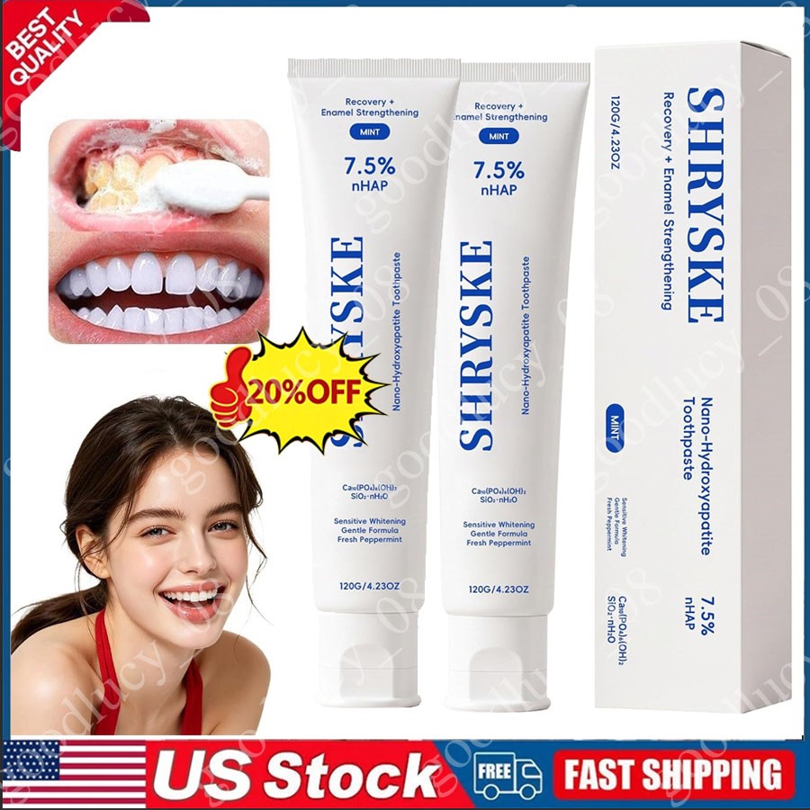 Natural Toothpaste - 1-3 Pack for Bright Smile, Sensitive Gums