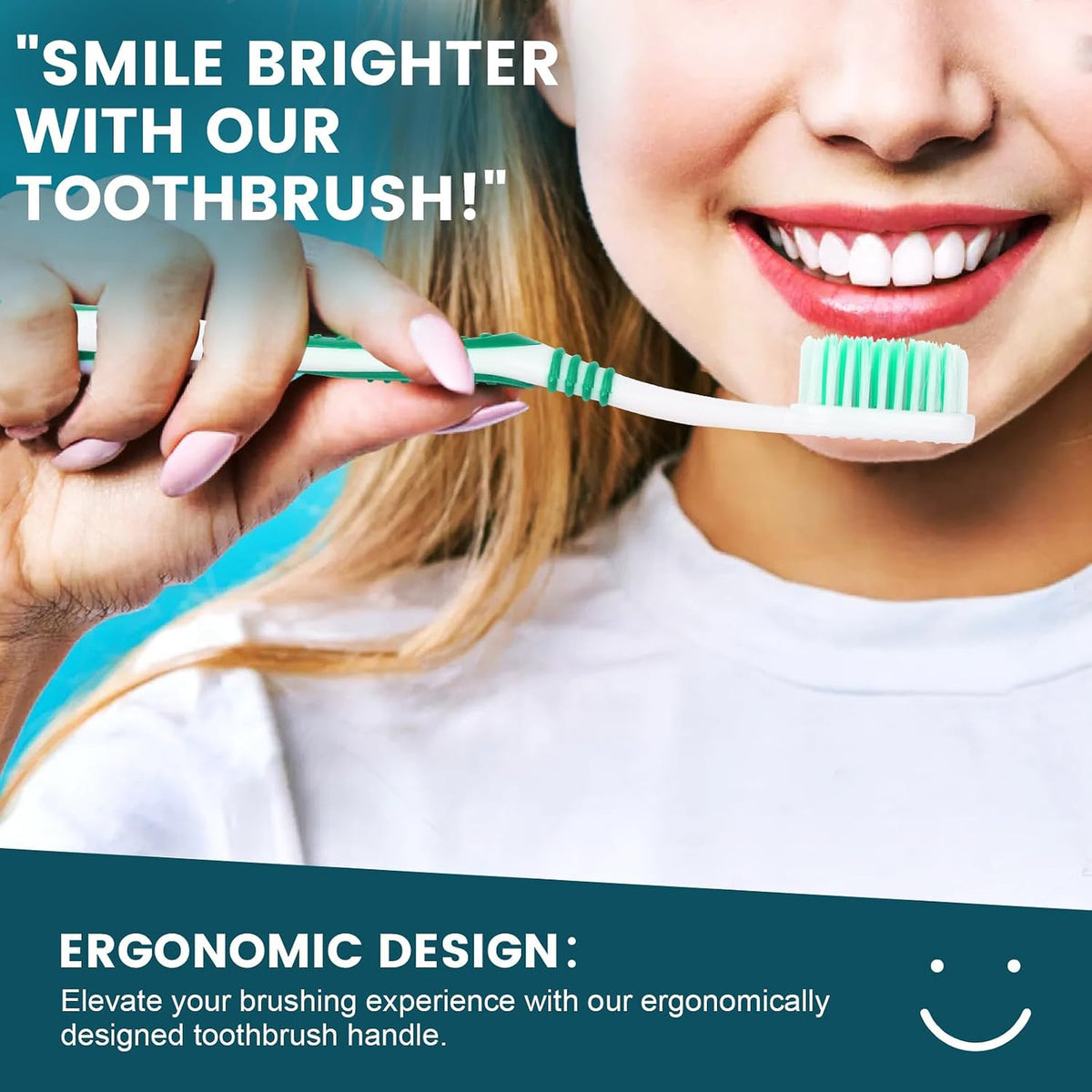 Disposable Toothbrush Pack 30 Individually Wrapped Bulk Oral Hygiene