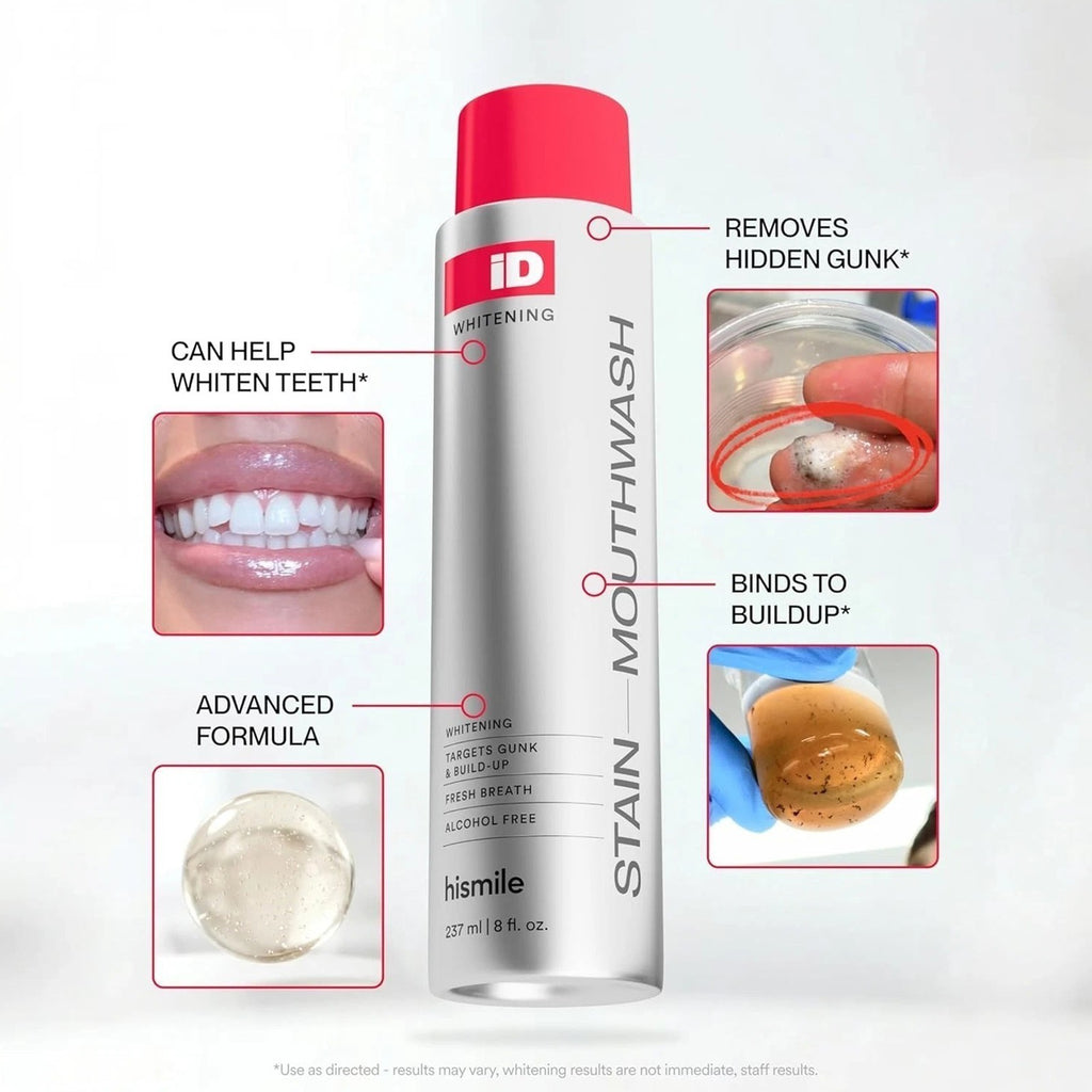 Whitening Mouthwash Deep Clean Rinse for Bright Teeth & Fresh Breath - 237ml