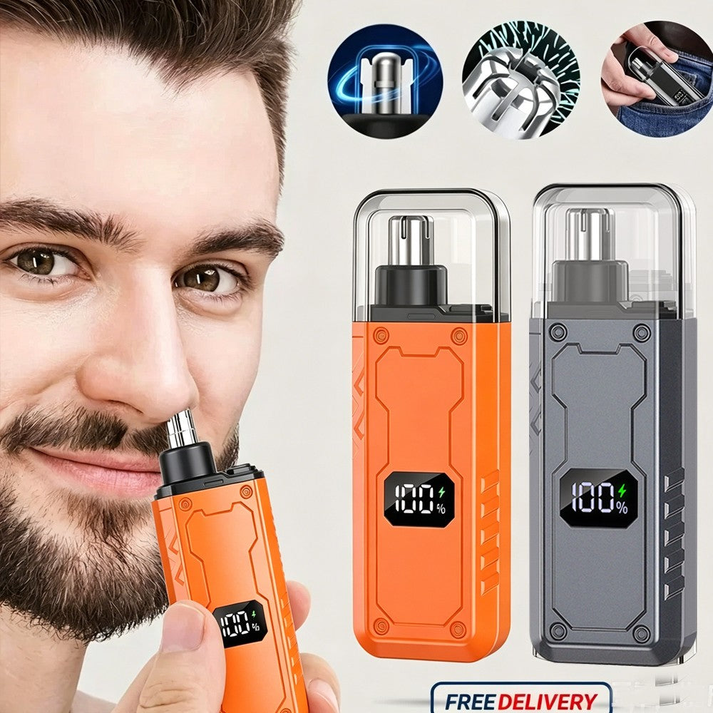 Electric Nose and Ear Hair Trimmer for Men & Women USB Rechargeable Painless Grooming