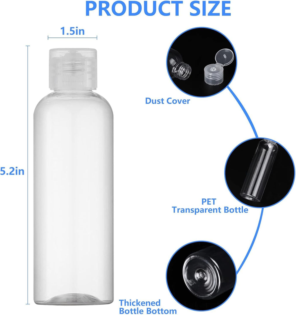 Travel Bottles Set TSA Approved Leakproof Toiletry Kit with Bag & Funnels