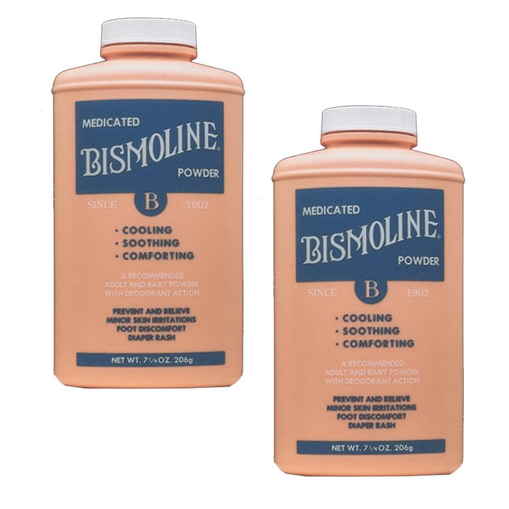 Medicated Body & Diaper Rash Powder for Sensitive Skin - 2 Pack