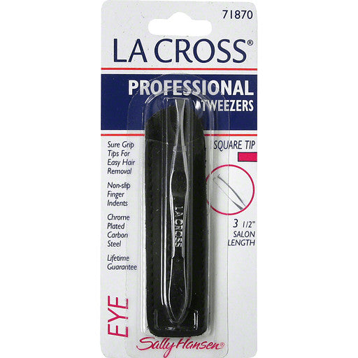 Professional Eye Tweezers Square Tip - La Cross by Sally Hansen