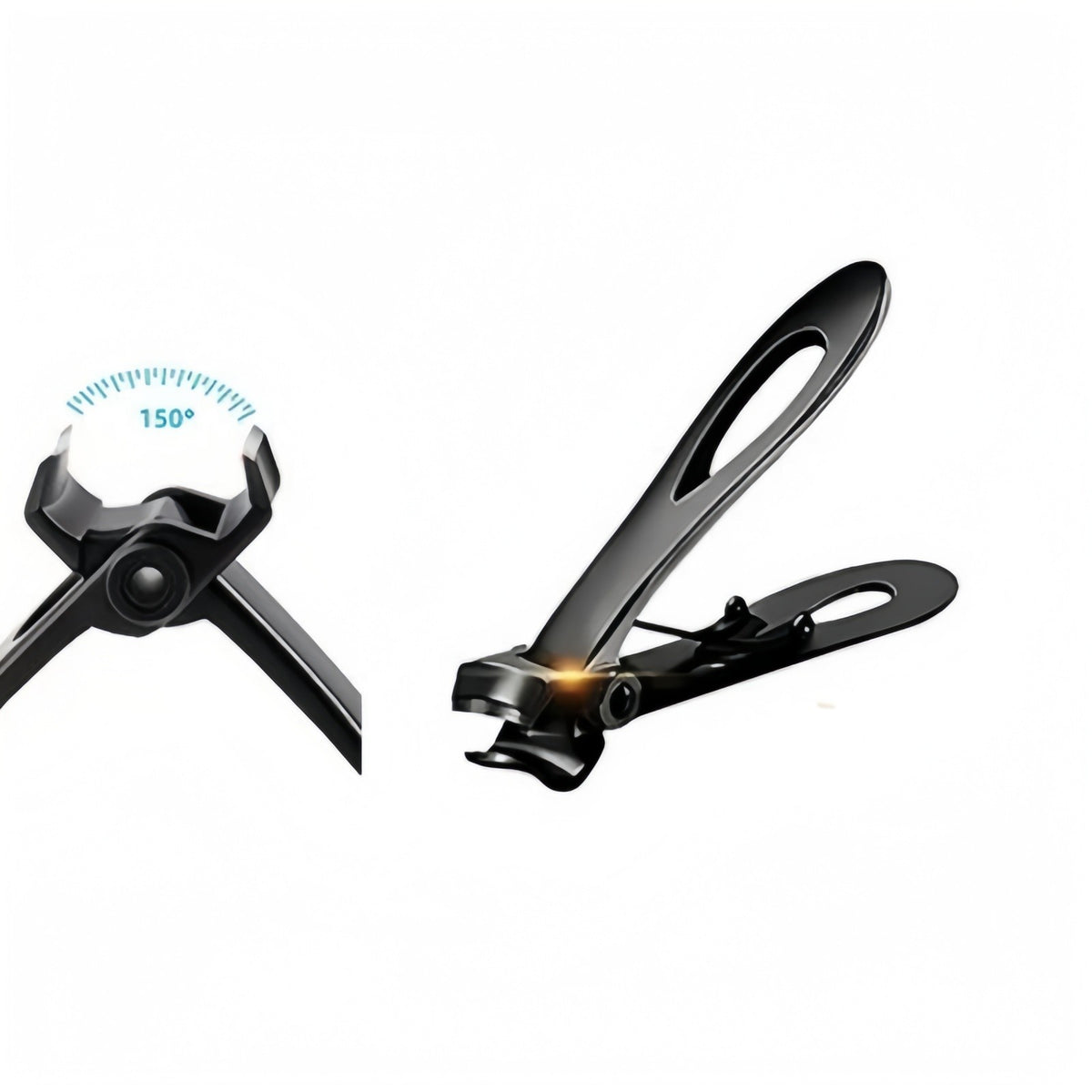 Heavy Duty Nail Clippers for Thick Toenails and Fingernails - Wide Jaw, Sharp Cutter