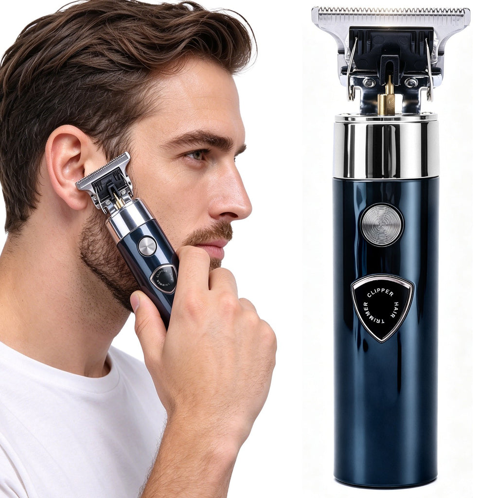 Cordless 5-in-1 Men's Grooming Kit with T-Blade Trimmer & LED Display