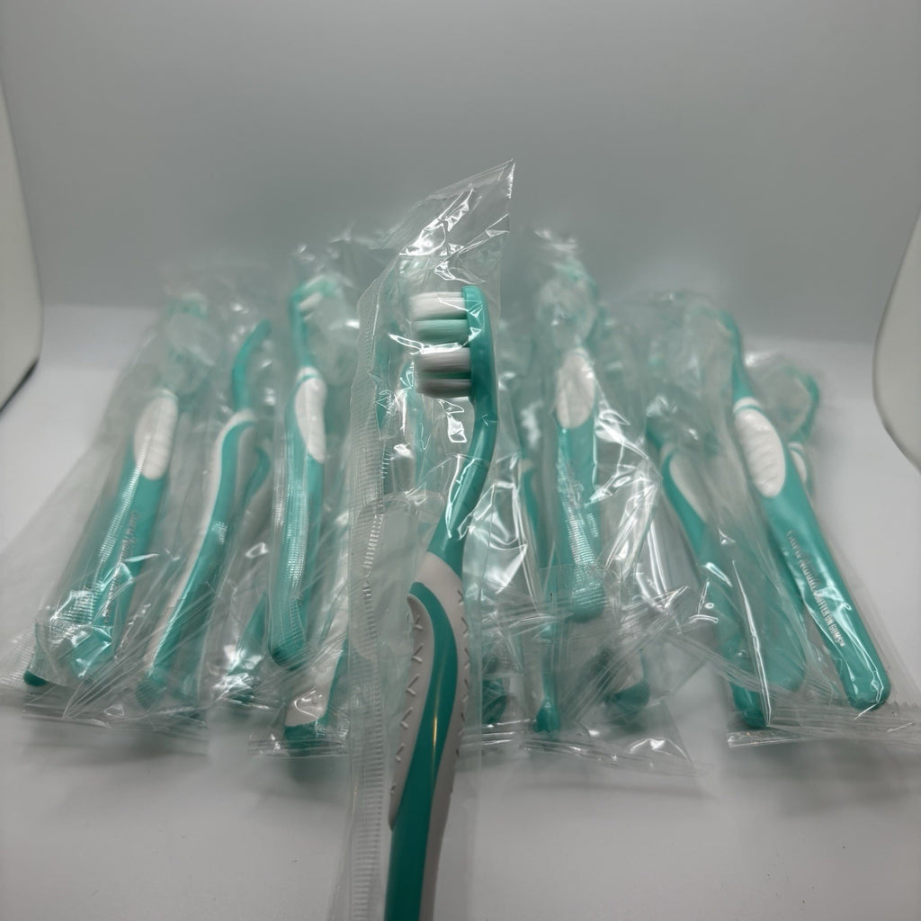 Guru Nanda Soft Toothbrush with Storage Cap - Pack of 20, New