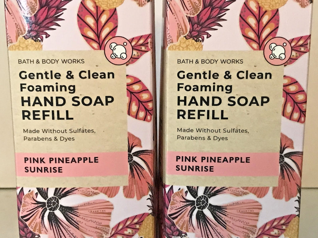 Pink Pineapple Sunrise Foam Hand Soap Refill Cartons - 32 oz, 2 Pack