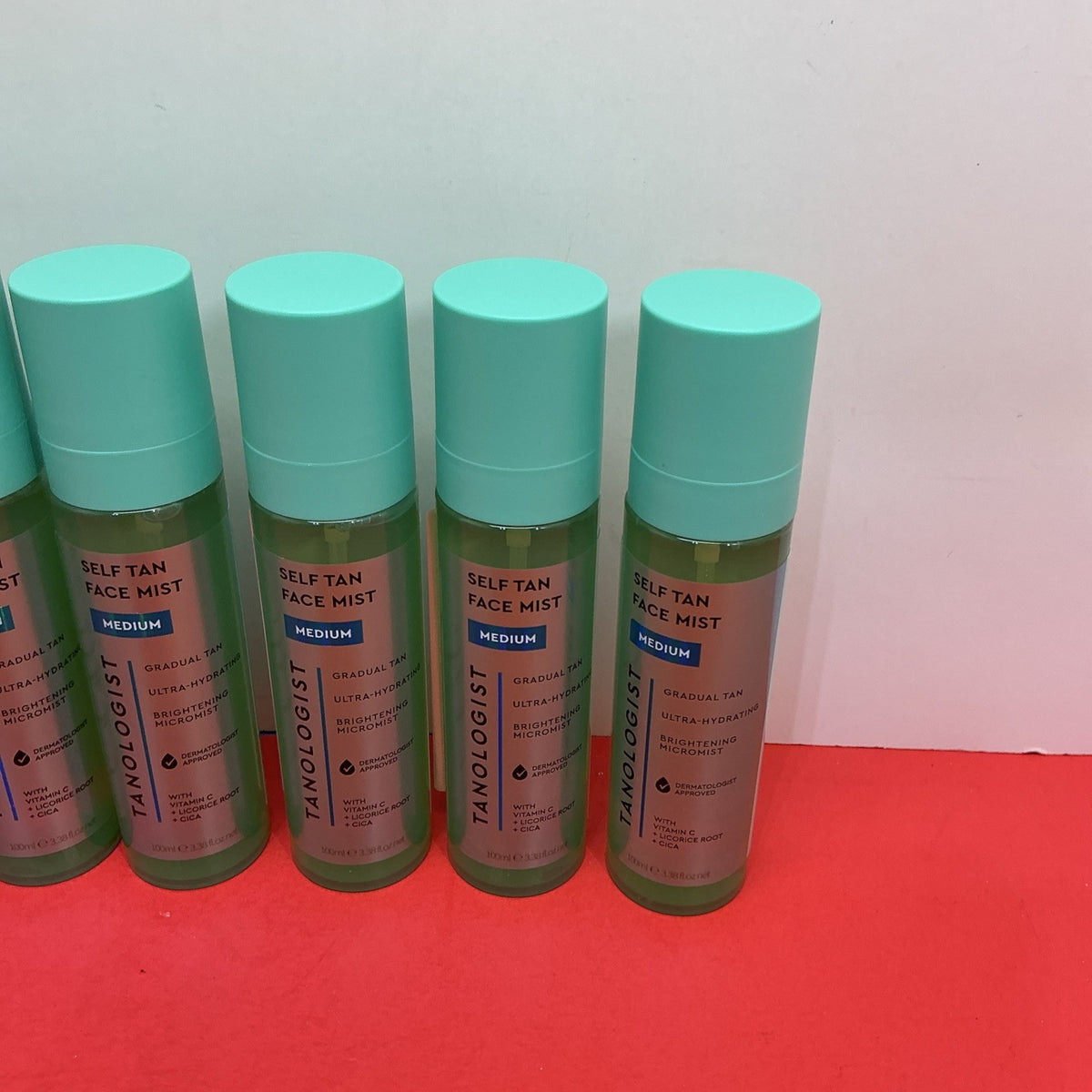 Self-Tanning Facial Mist with Brightening & Hydrating - Gradual Glow 3.38oz (6 Pack)