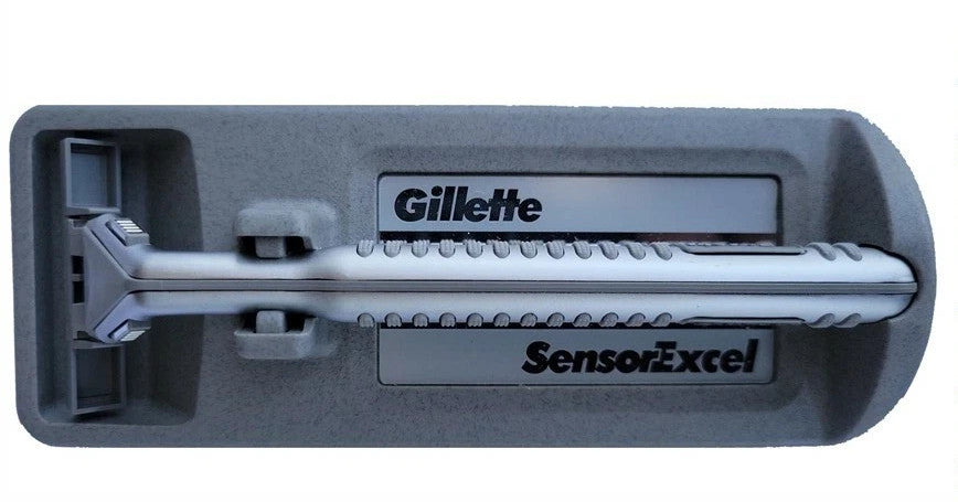 Gillette Sensor Excel Razor Refill Cartridges Metal Handle No Box