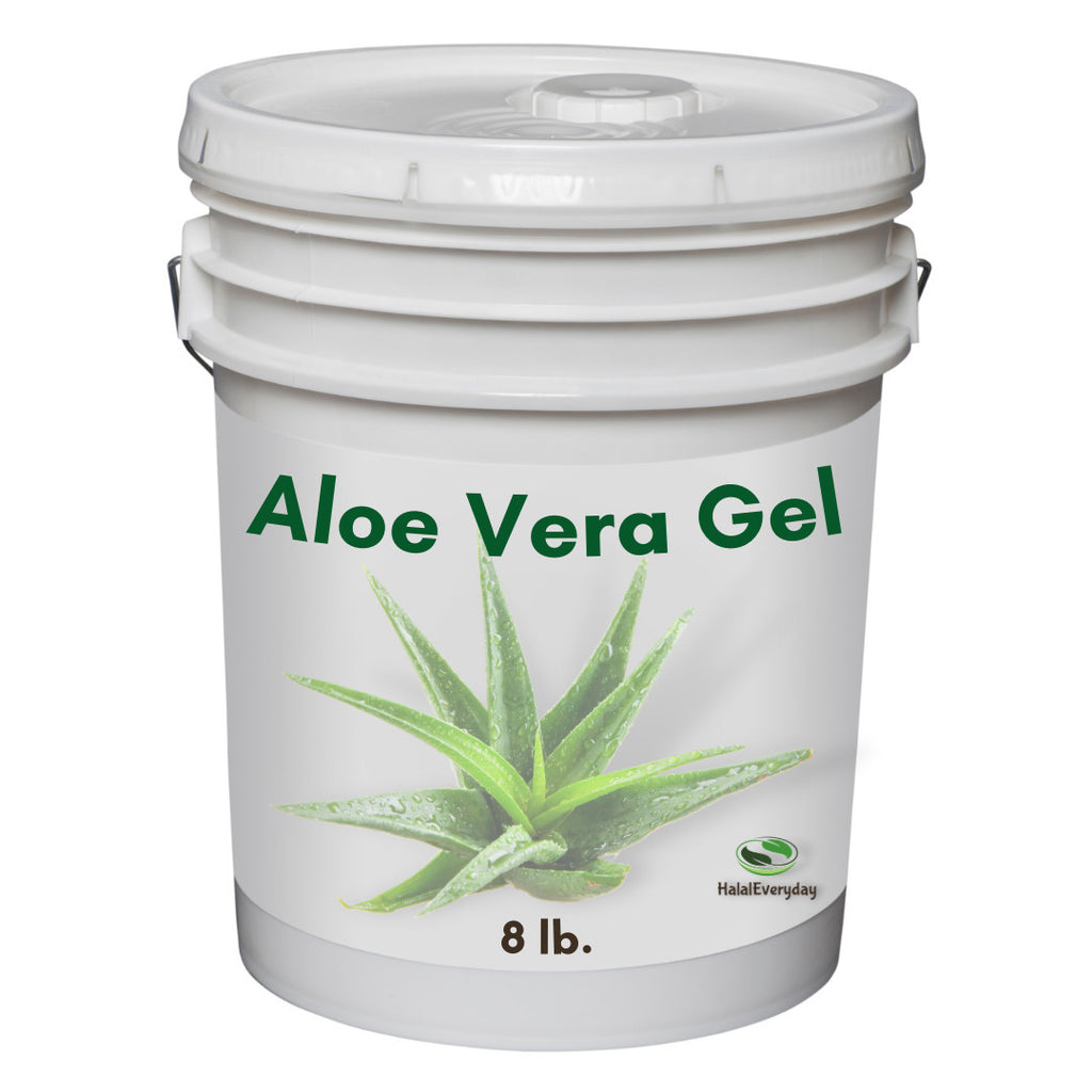 Pure Organic Aloe Vera Gel 8lbs for Skin Care Sunburn Relief & Moisturizer