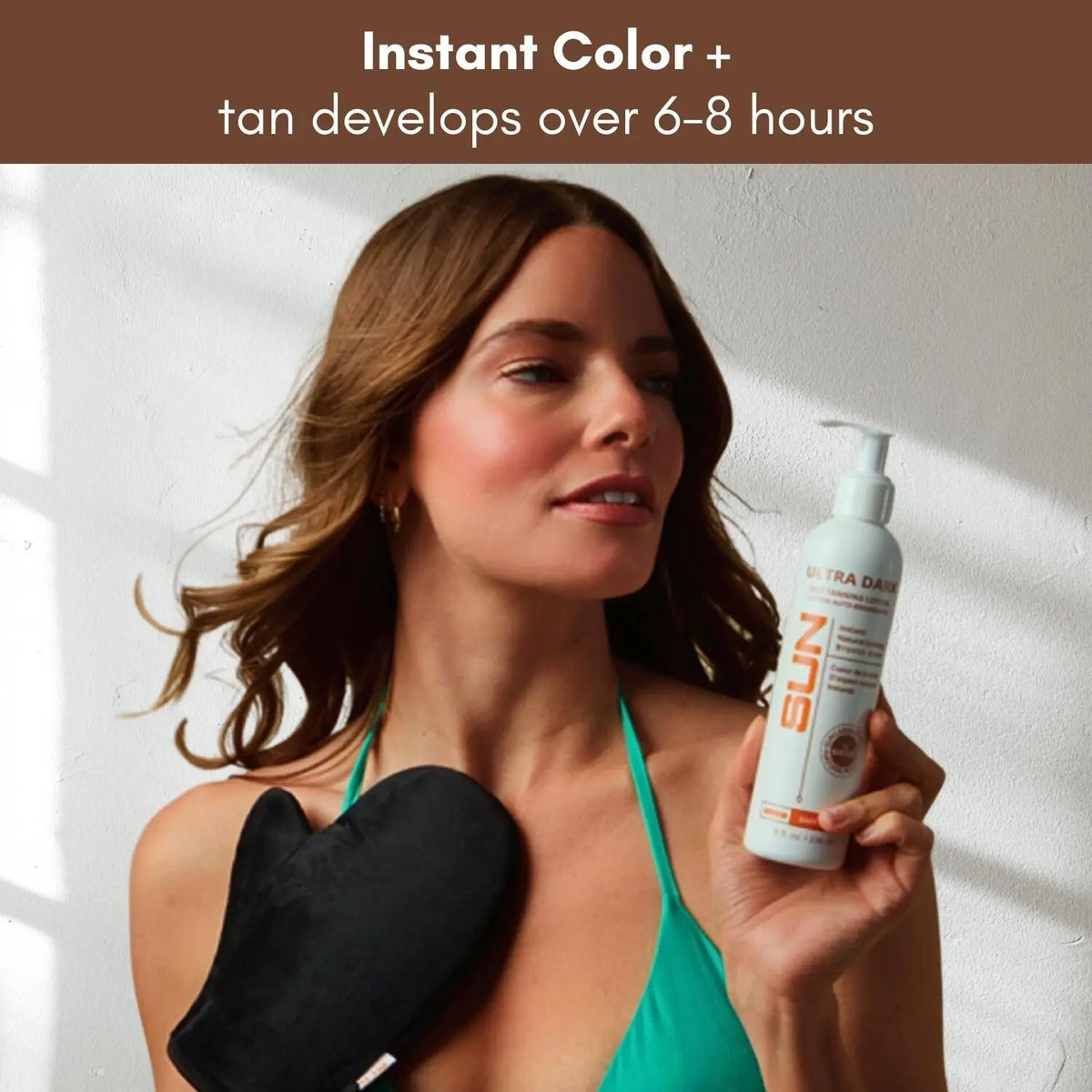 Self Tanner Lotion Ultra Dark 8 oz with Tanning Mitt - Sunless Sunless Tan
