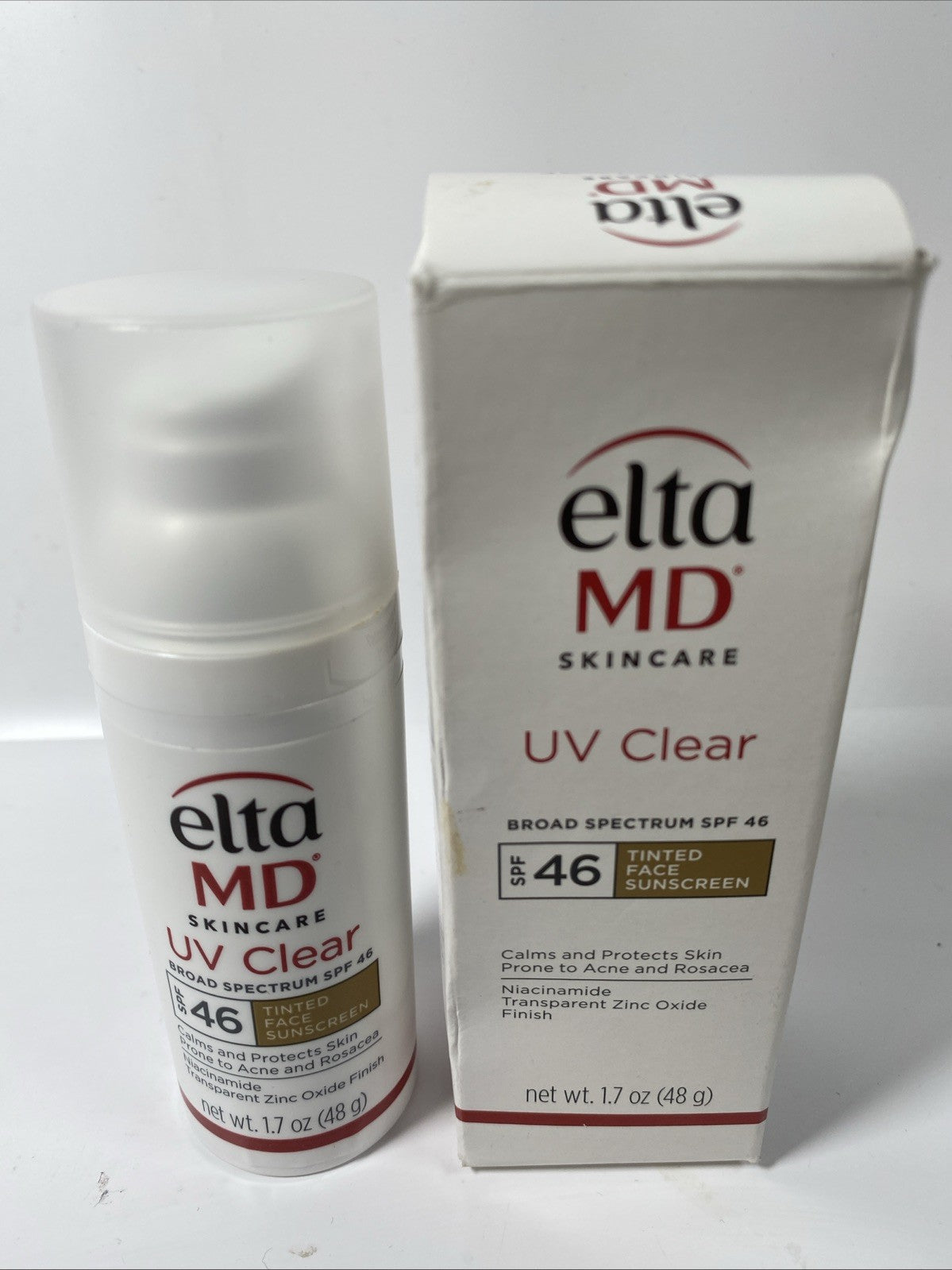 Broad Spectrum SPF 46 Tinted Facial Sunscreen - Elta MD UV Clear 1.7 Oz