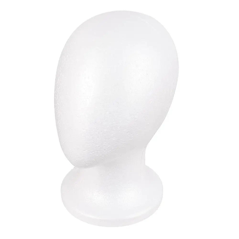 Lightweight White Mannequin Head for Wig Display & Styling