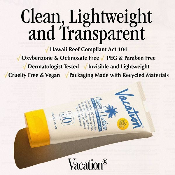 Travel Size Sunscreen Lotion SPF 50 Lot of 3 - Broad Spectrum UV Protection