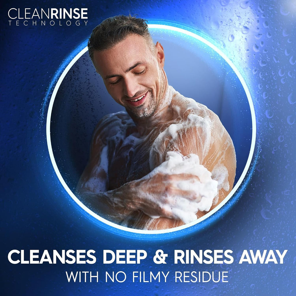 Men's 3-in-1 Body, Hair & Face Wash - 32 Fl Oz, Deep Cleansing & Moisturizing