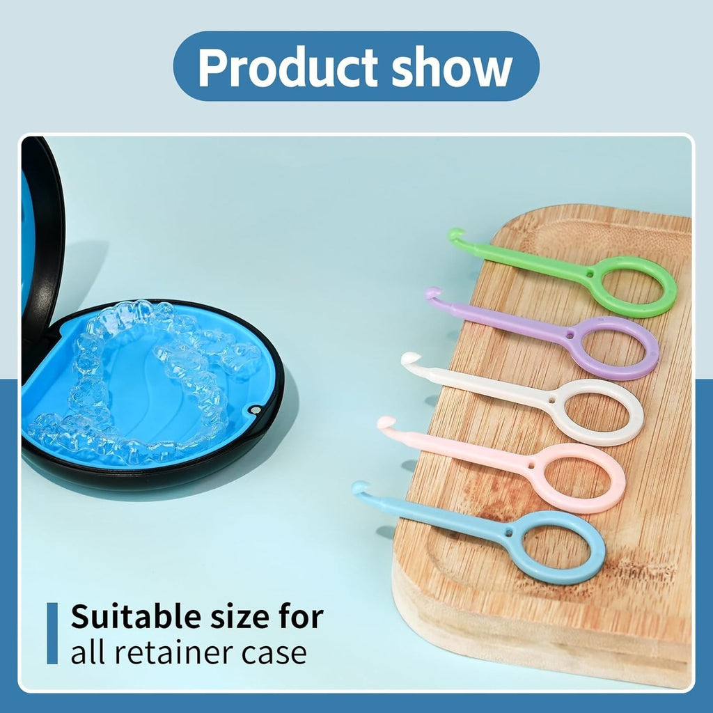 5-Piece Dental Aligner Removal Tool Kit - Hands-Free & Ergonomic