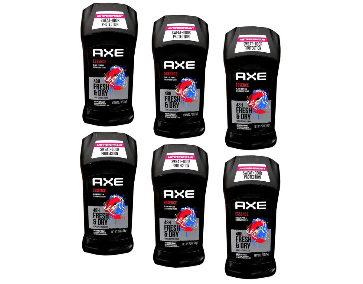 All-Day Antiperspirant Deodorant Stick Pack of 6 - Cedarwood & Black Pepper Scent