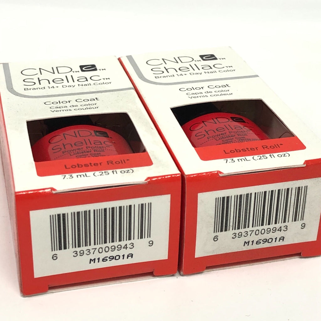 CND Shellac UV Gel Nail Polish Set - 2 Bottles, 0.25oz, Multiple Colors