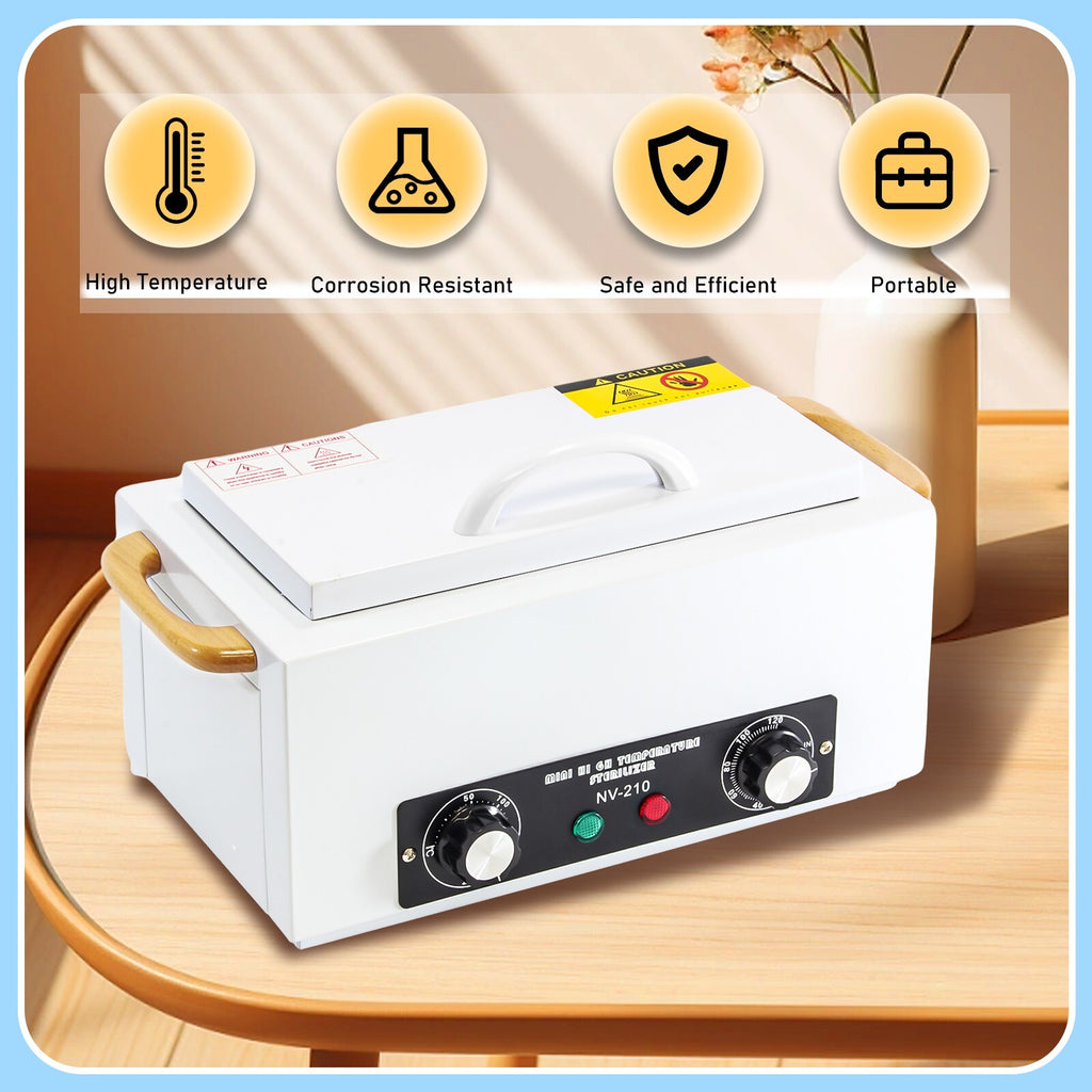 2L Dry Heat Sterilizer Cabinet for Beauty and Tattoo Tools with Automatic Timer