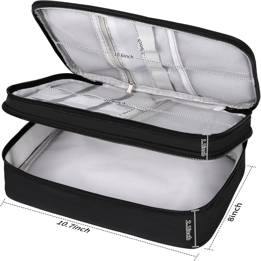 Professional Barber Tool Bag for Clippers and Accessories, Travel Organizer