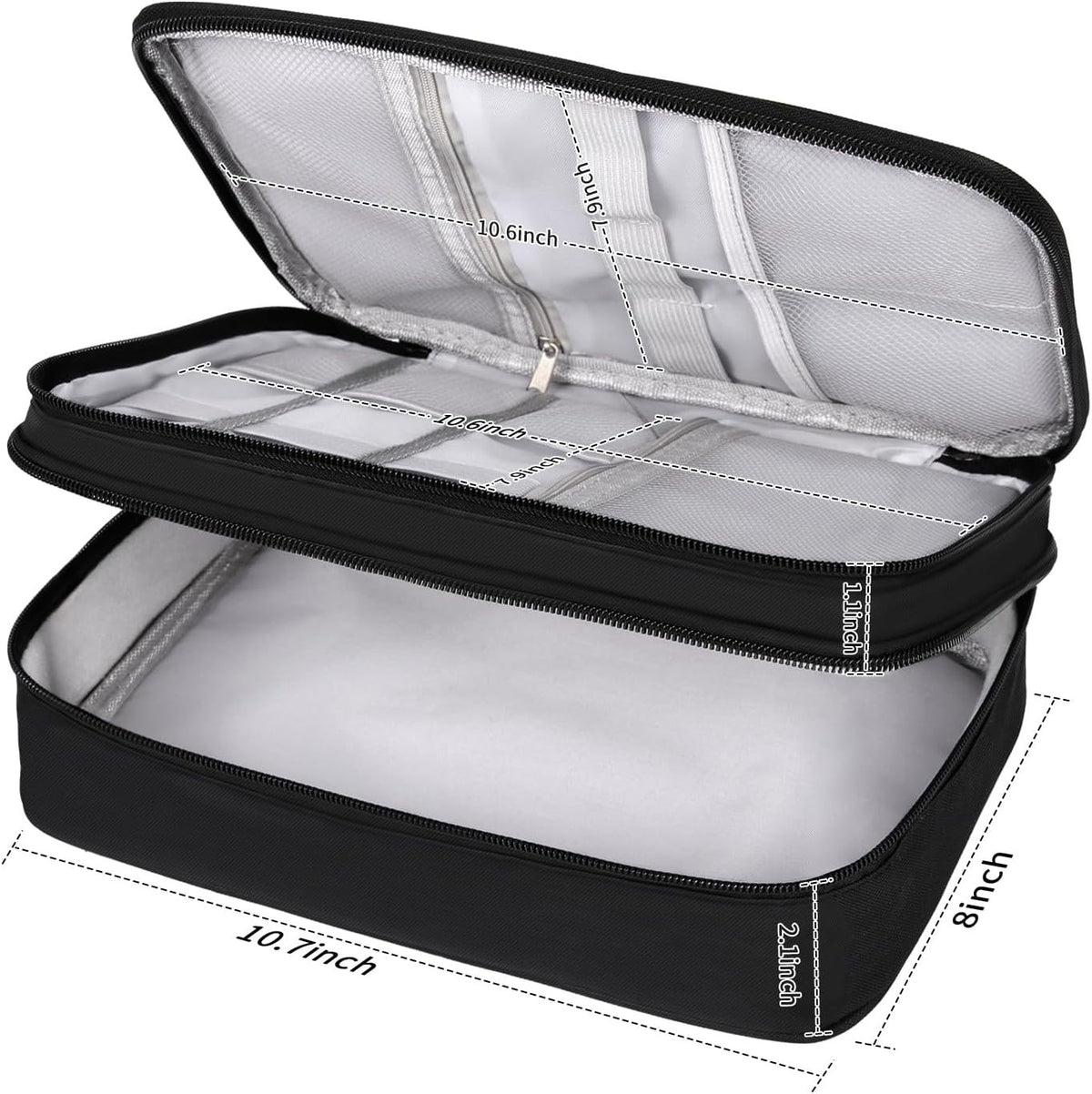 Professional Barber Tool Bag for Clippers and Accessories, Travel Organizer