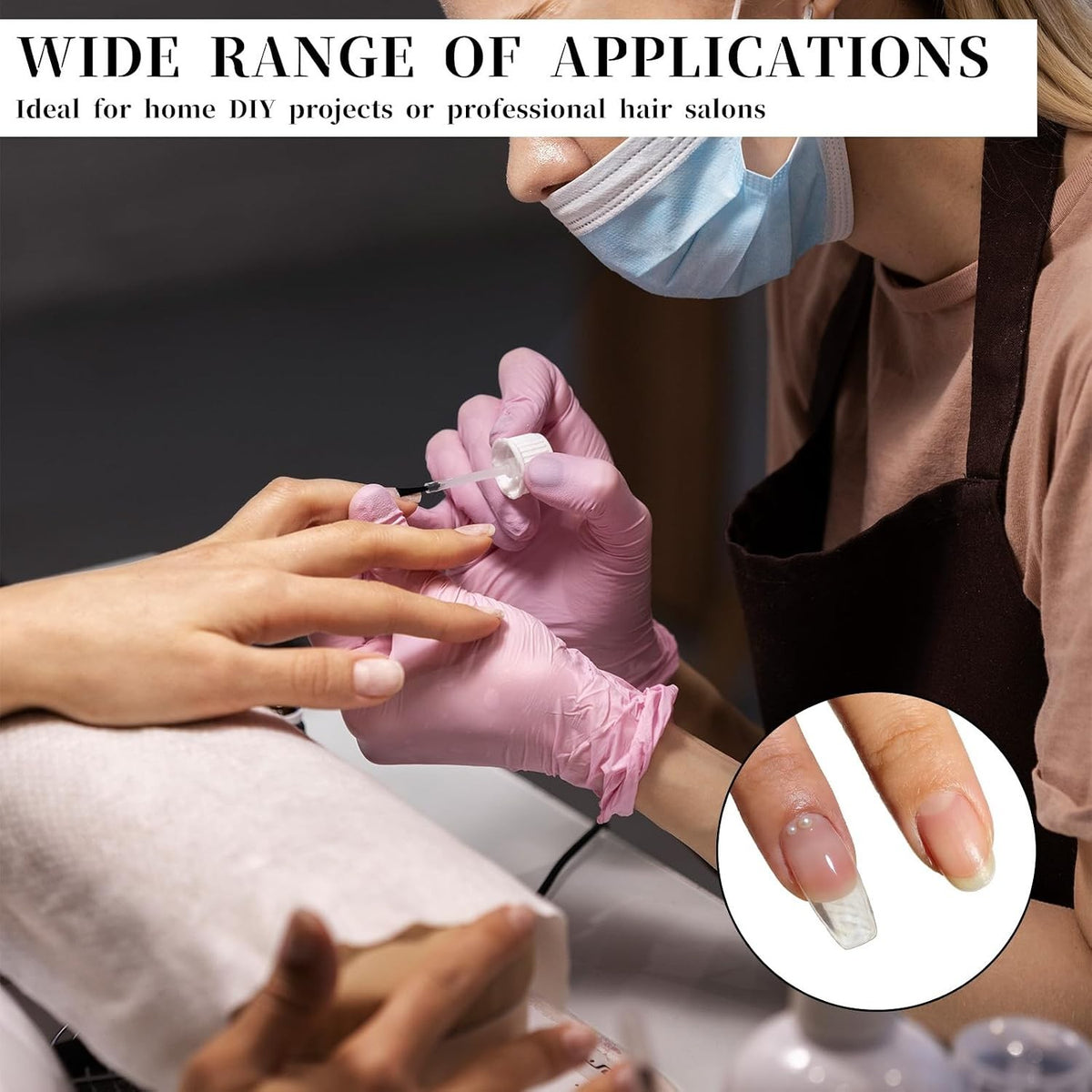 Silk Nail Extension Wraps 100 Pcs for Nail Strengthening & Repair