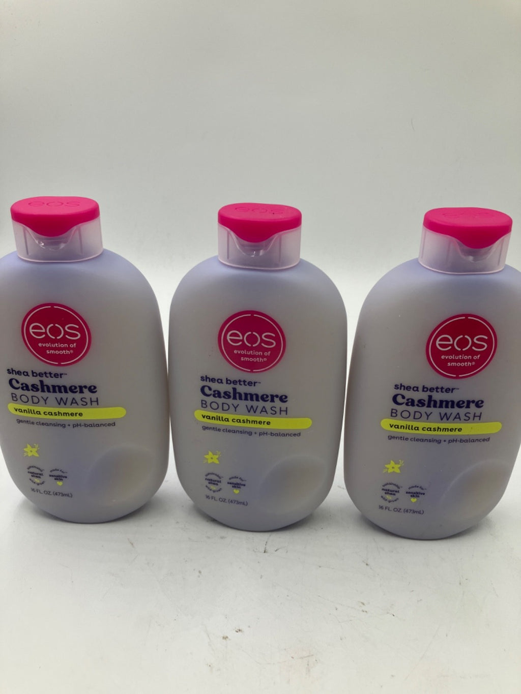 Vanilla Cashmere Body Wash Set - Moisturizing Creamy Gel with Shea & Vitamin E