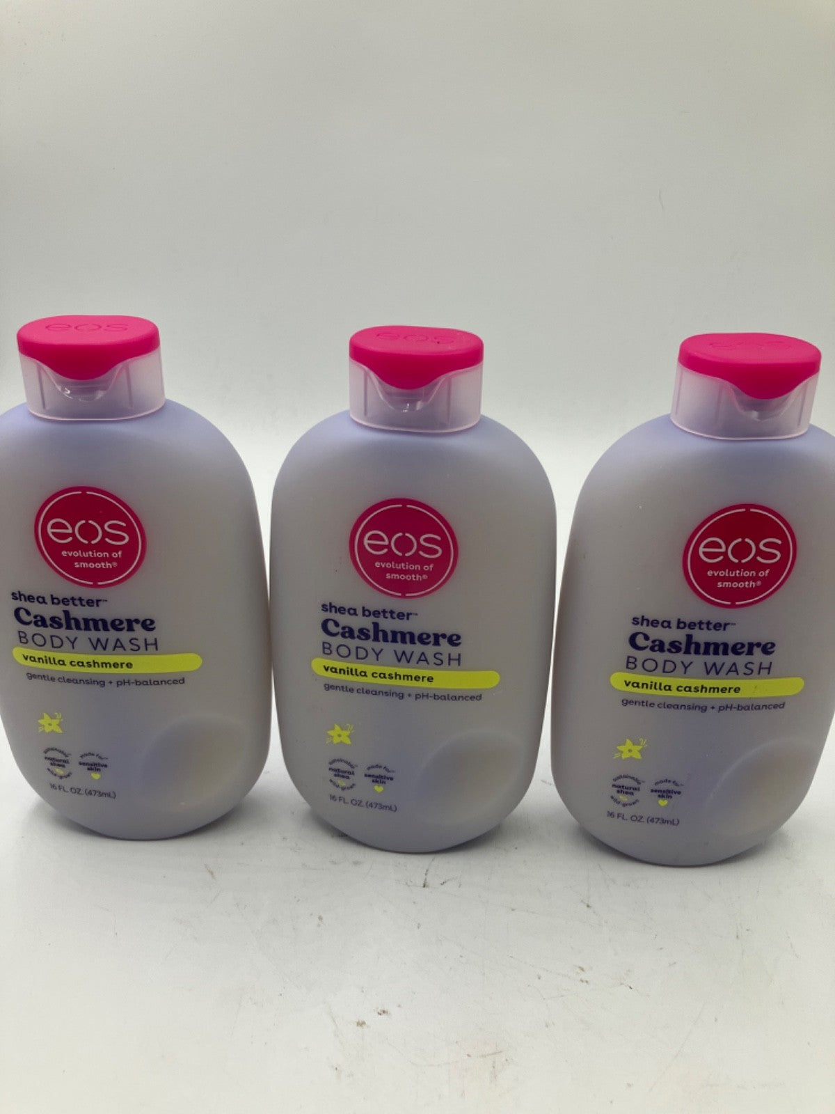 Vanilla Cashmere Body Wash Set - Moisturizing Creamy Gel with Shea & Vitamin E